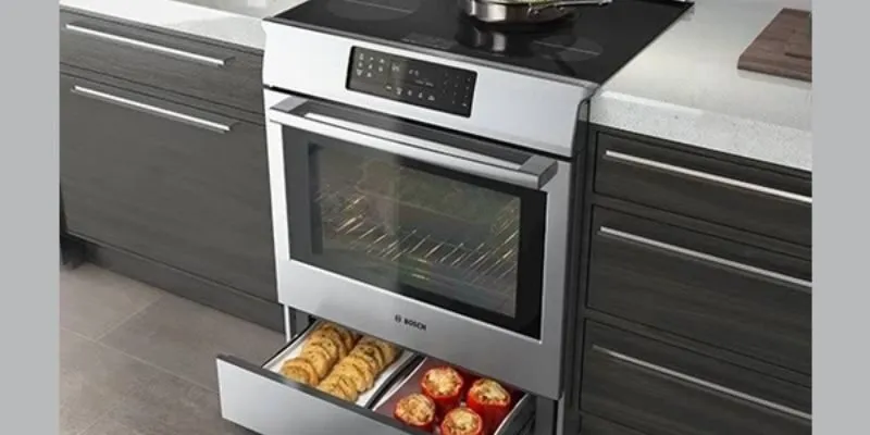 Lò nướng âm tủ mang lại sự tiện lợi cho không gian bếp