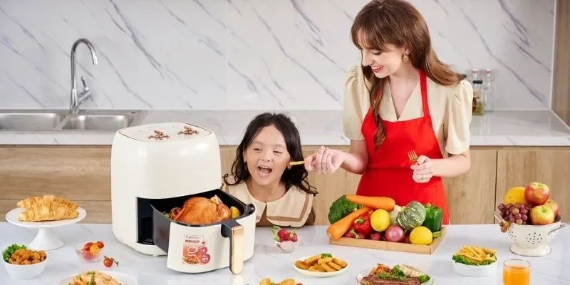 Sử dụng nồi chiên không dầu phù hợp với nhu cầu gia đình